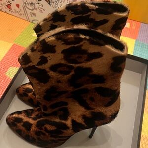 Leopard Print Ankle Boots!!
